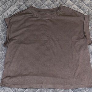 Casual Brown Women's tee shirt